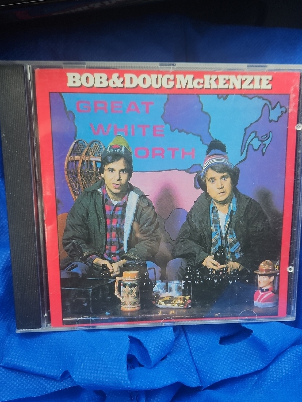 🌟3/$25🌟 1981 comedy album titled "Great White North"  Bob and Doug McKenzie.